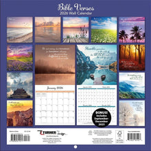 Load image into Gallery viewer, Turner Bible Verses 2026 Mini Wall Calendar
