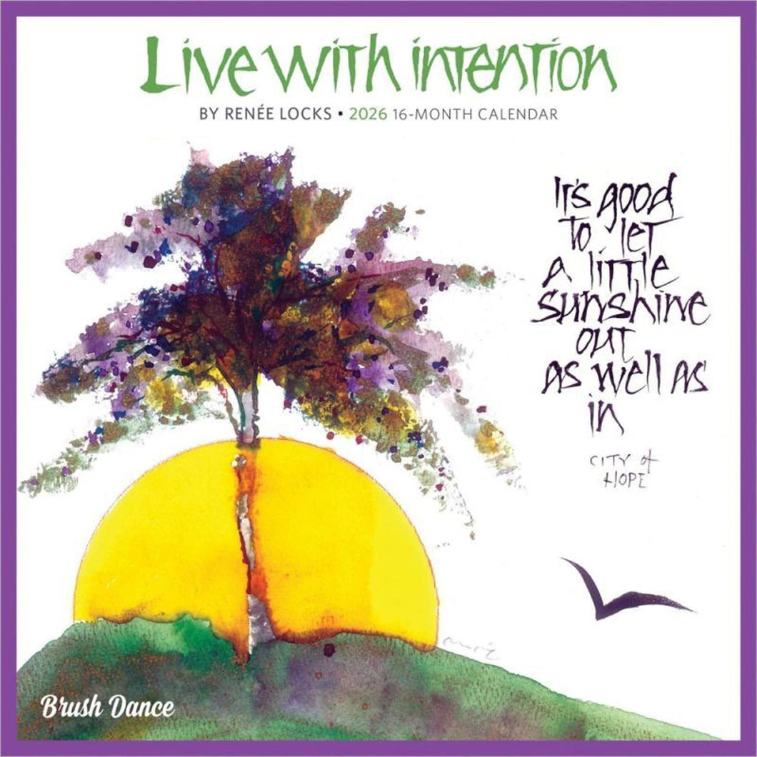Browntrout Live with Intention 2026 7 x 7 Mini Calendar