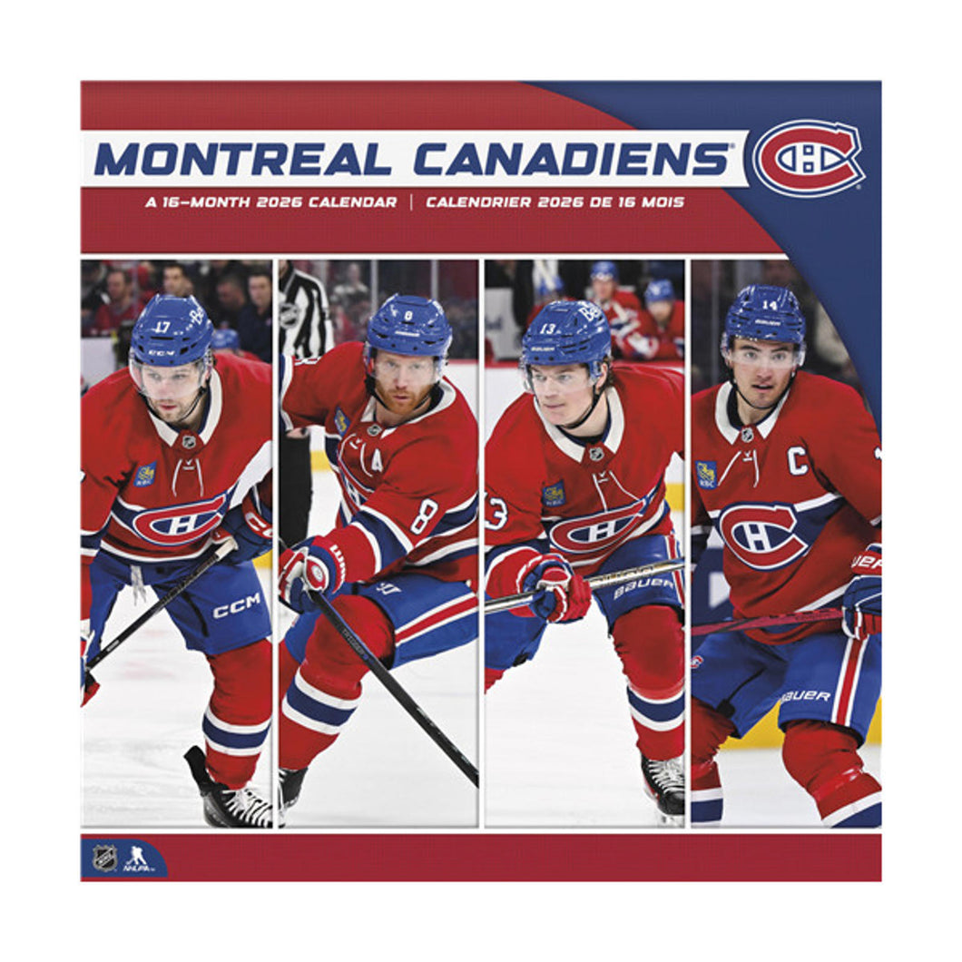 Trends International Montreal Canadiens 2026 12 x 12 Wall Calendar
