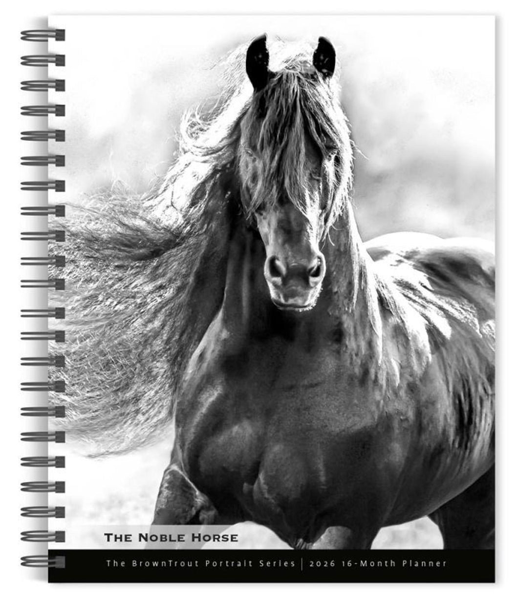 Browntrout Portrait The Noble Horse 2026 6 x 7.75 Weekly Engagement Planner