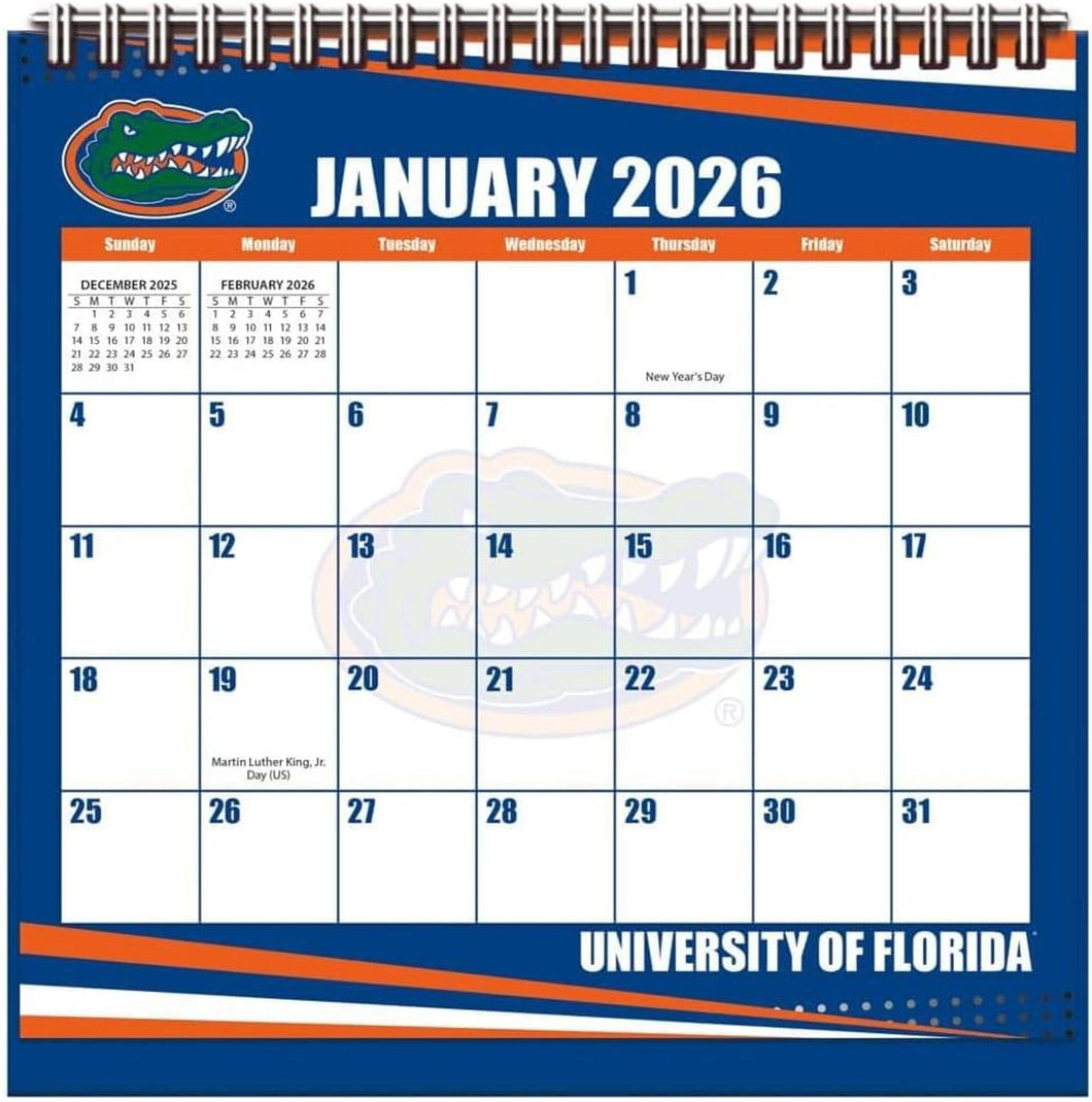 Turner Florida Gators 2026 Easel Desk Calendar