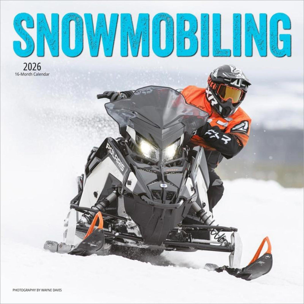 Browntrout Snowmobiling 2026 12 x 12 Wall Calendar