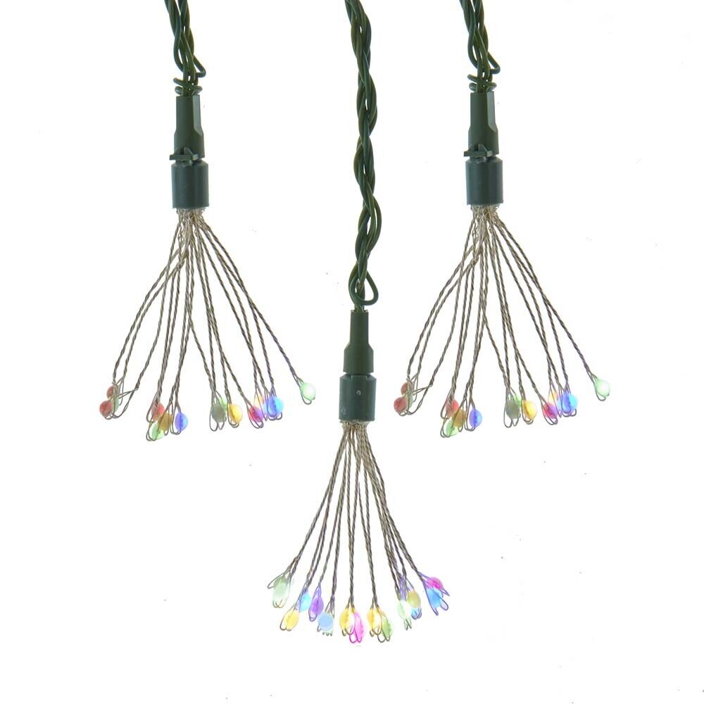 75-Light Cluster Burst Multicolored Twinkle LED Light Set AD1039M