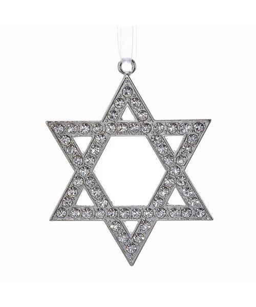 Metal Star Of David Ornament  C6745