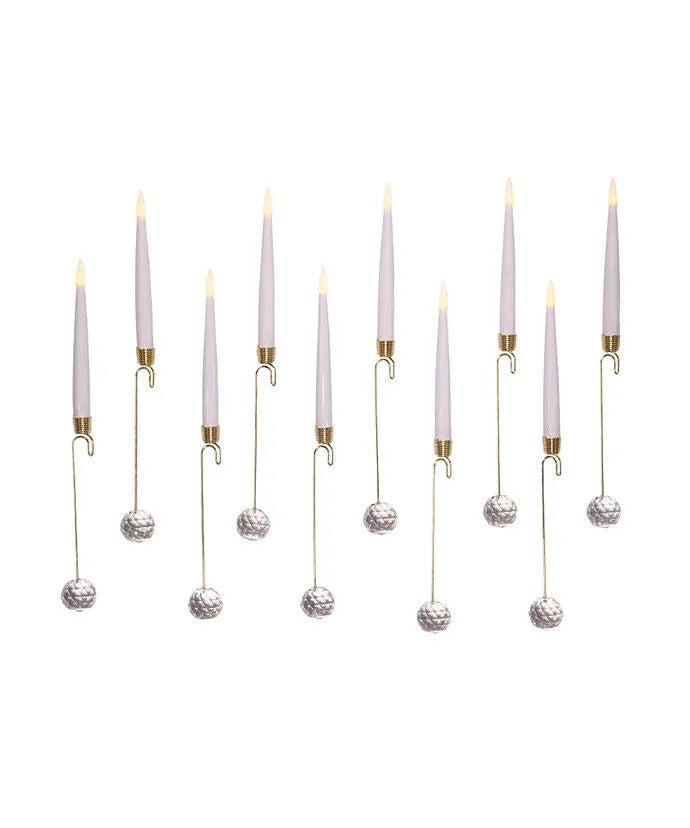 Battery-Operated Candle With Glass Weight Light Set  BAT0001