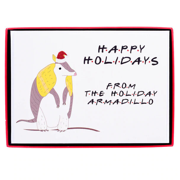 Graphique Holiday Armadillo Large Classic Holiday Boxed Card 15ct
