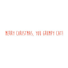 Load image into Gallery viewer, Graphique Grumpy Cat Mid-Sized Holiday Boxed Card 15ct
