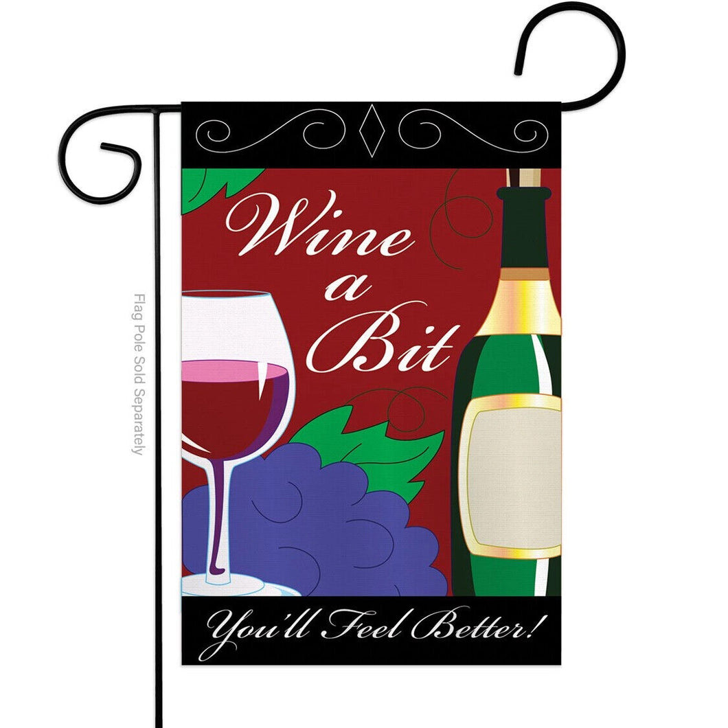 Two Group Flag Wine Garden Beverages Fruit Decor Flag