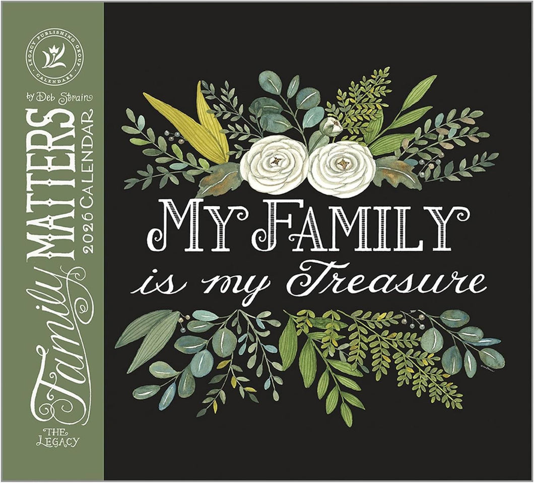 Legacy Family Matters 2026 Wall Calendar