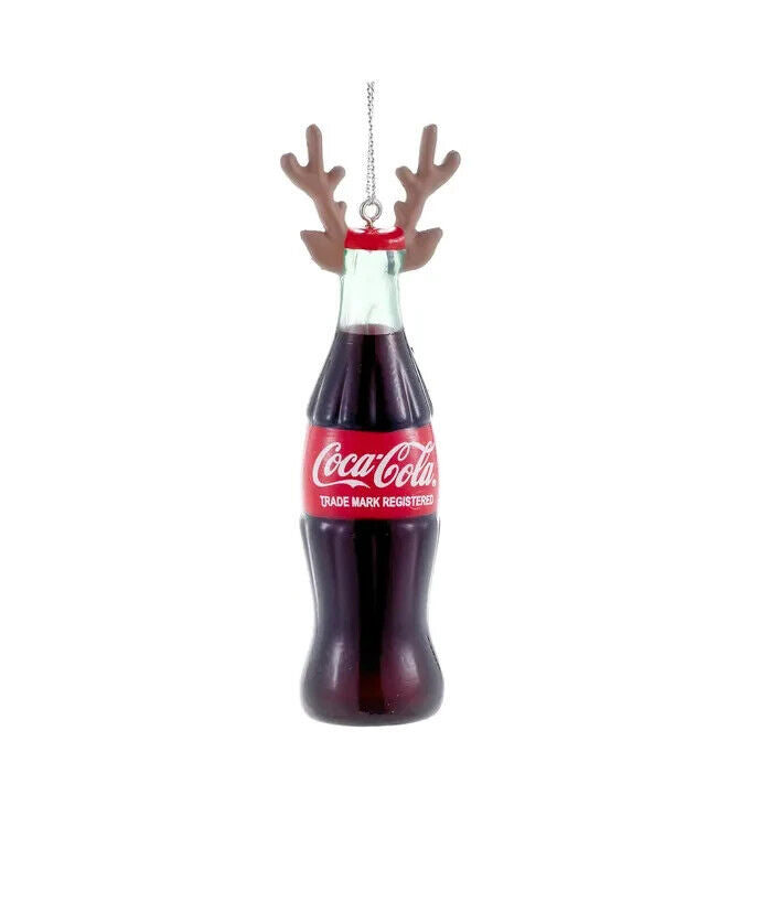 Coca-Cola® Bottle With Antlers Ornament CC1151