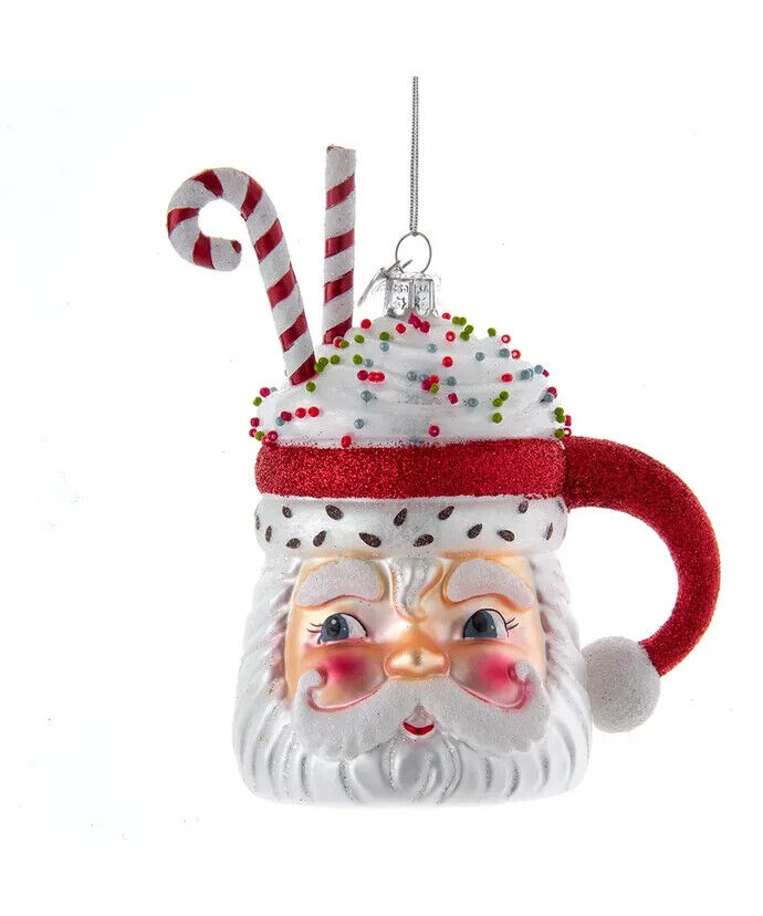 Noble Gems Santa Cocoa Mug Ornament