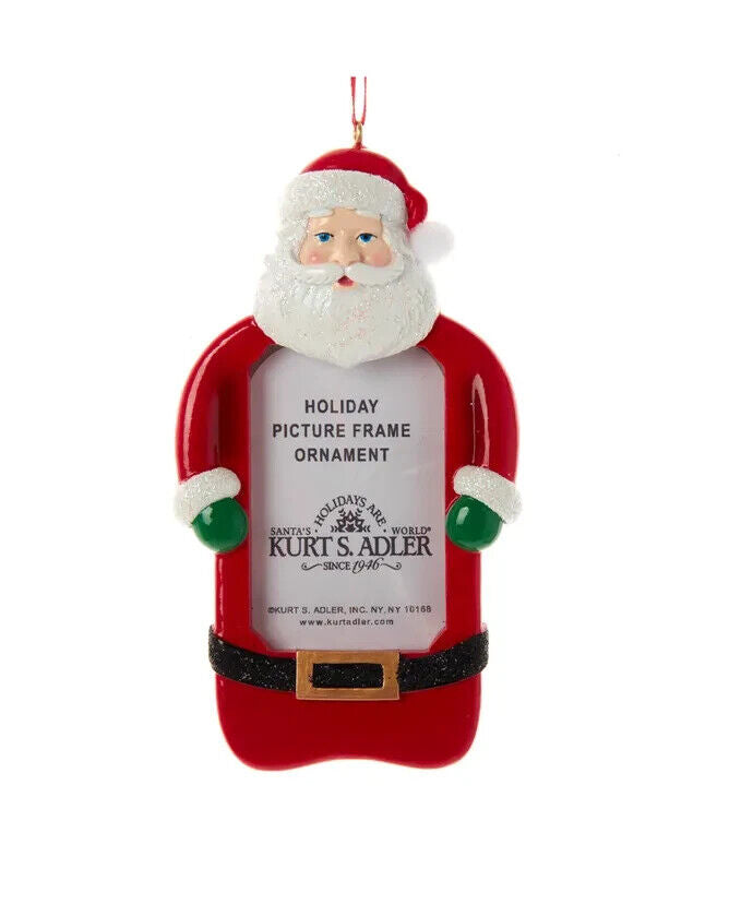Santa Picture Frame Ornament  A2150