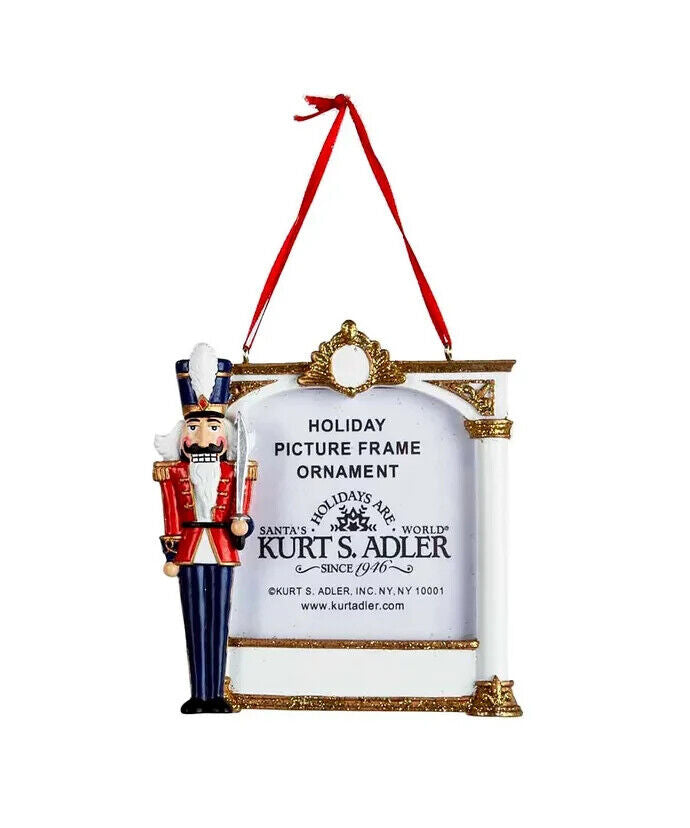 Nutcracker Soldier Picture Frame Ornament A1115