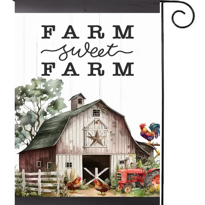 Flags Galore Farm Sweet Farm Garden Flag