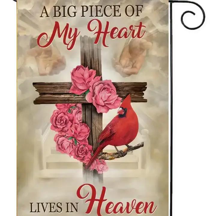 Flags Galore Bereavement Cross Garden Flag