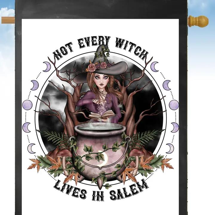 Flags Galore Not Every Witch Lives in Salem House Flag