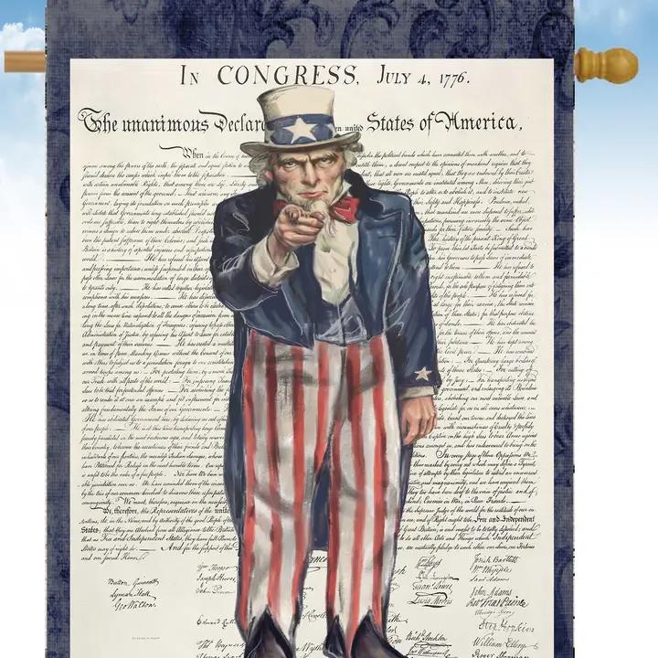 Flags Galore Uncle Sam House Flag