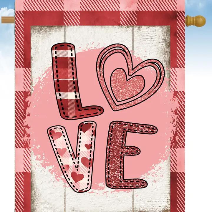 Flags Galore Love House Flag