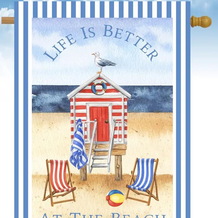 Flags Galore Life Is Better At The Beach House Flag