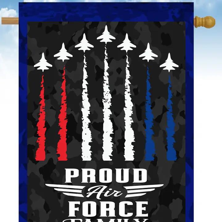 Flags Galore Proud Air Force Family House Flag