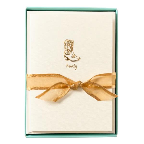 Graphique Cowgirl Boots La Petite Presse Notecards 10ct