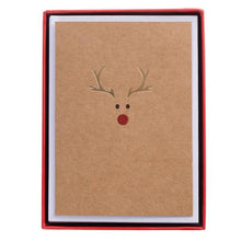 Load image into Gallery viewer, Graphique Rudolph Petite Boxed Cards 15ct
