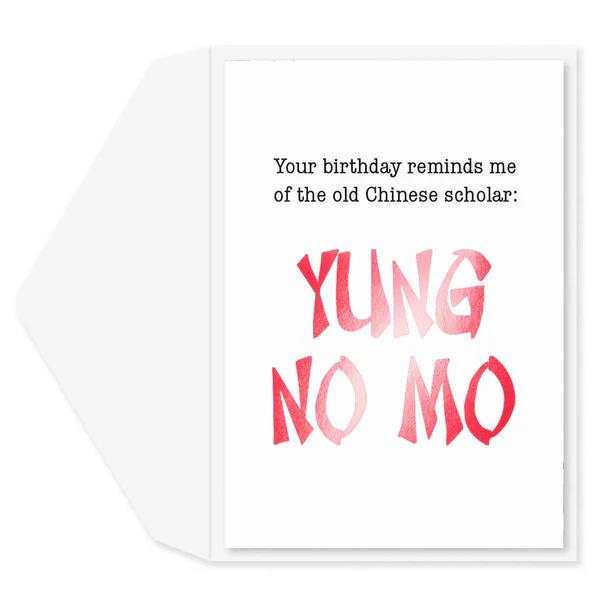 Graphique Yung No Mo Birthday Card
