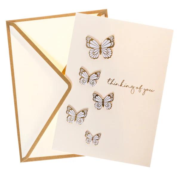 Graphique Butterflies Sympathy Handmade Card