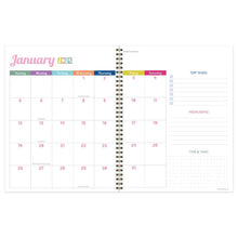 Load image into Gallery viewer, TF Publishing 2025 Madras Plaid Large Weekly Monthly Planner
