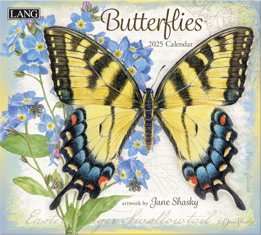 Lang Butterflies 2025 Wall Calendar