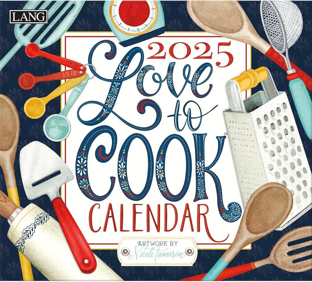 Lang Love To Cook 2025 Wall Calendar