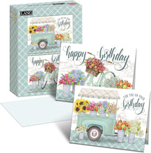 Load image into Gallery viewer, Lang Flower Market Birthday Assorted Boxed Note Cards
