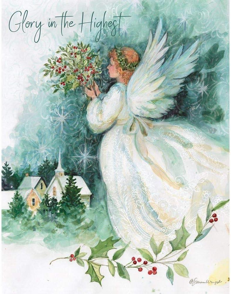 Lang Angel of Christmas Boxed Christmas Cards 18ct