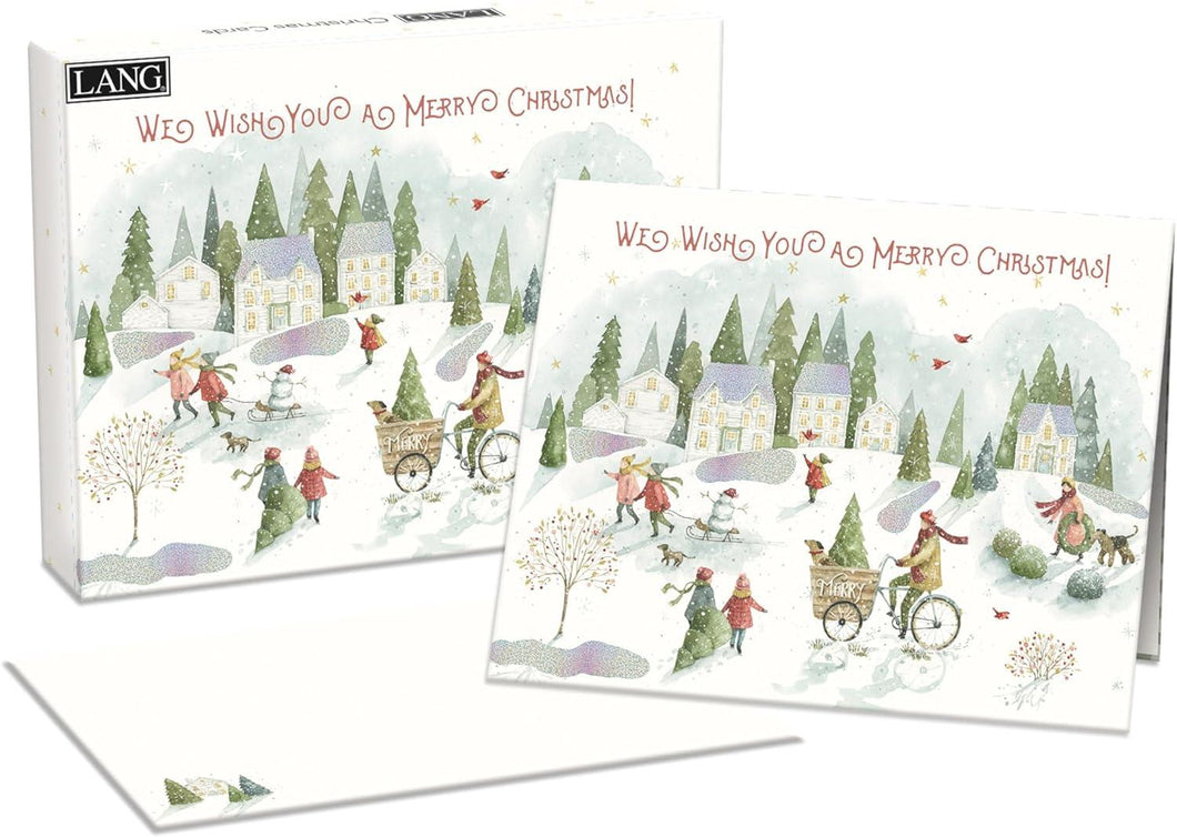 Lang Magical Wonderland Boxed Christmas Cards 18ct