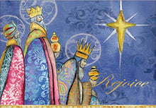 Load image into Gallery viewer, Lang We Three Kings Petite Christmas Card 12ct
