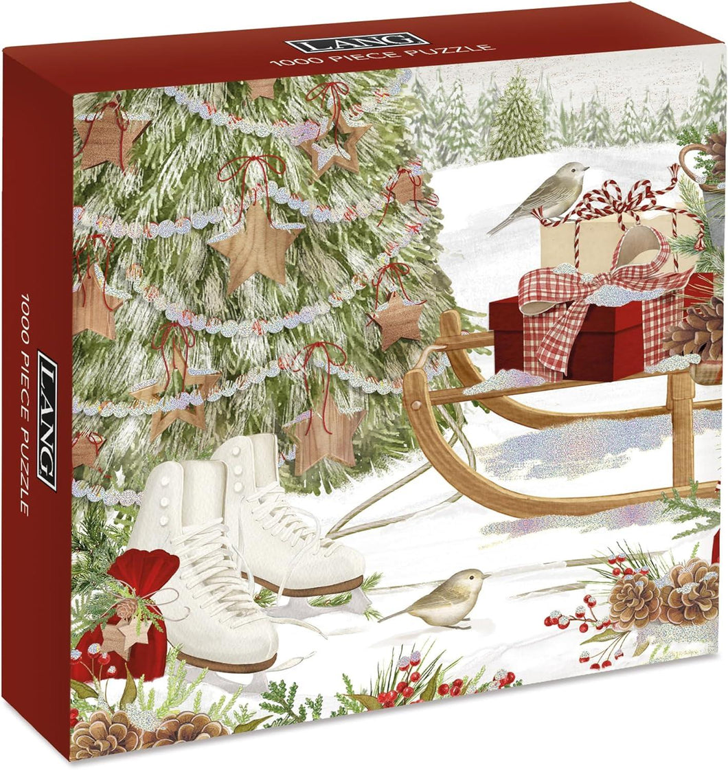 Lang Snow and Cocoa Luxe 1000 Piece Puzzle w