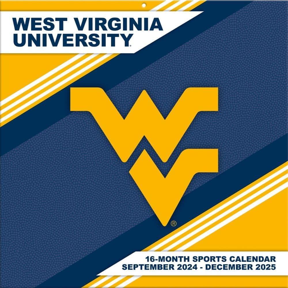 Turner West Virginia Mountaineers 2025 12x12 Team Wall Calendar