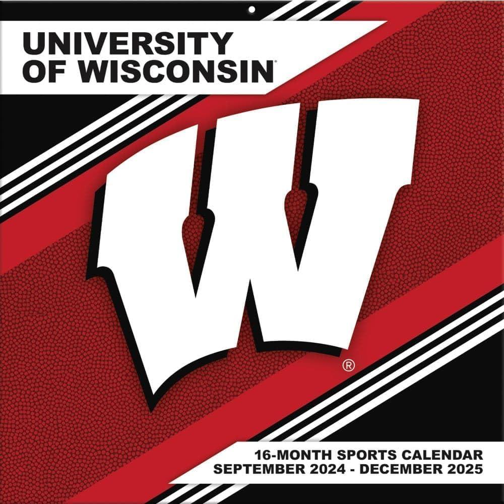 Turner Wisconsin Badgers 2025 12x12 Team Wall Calendar