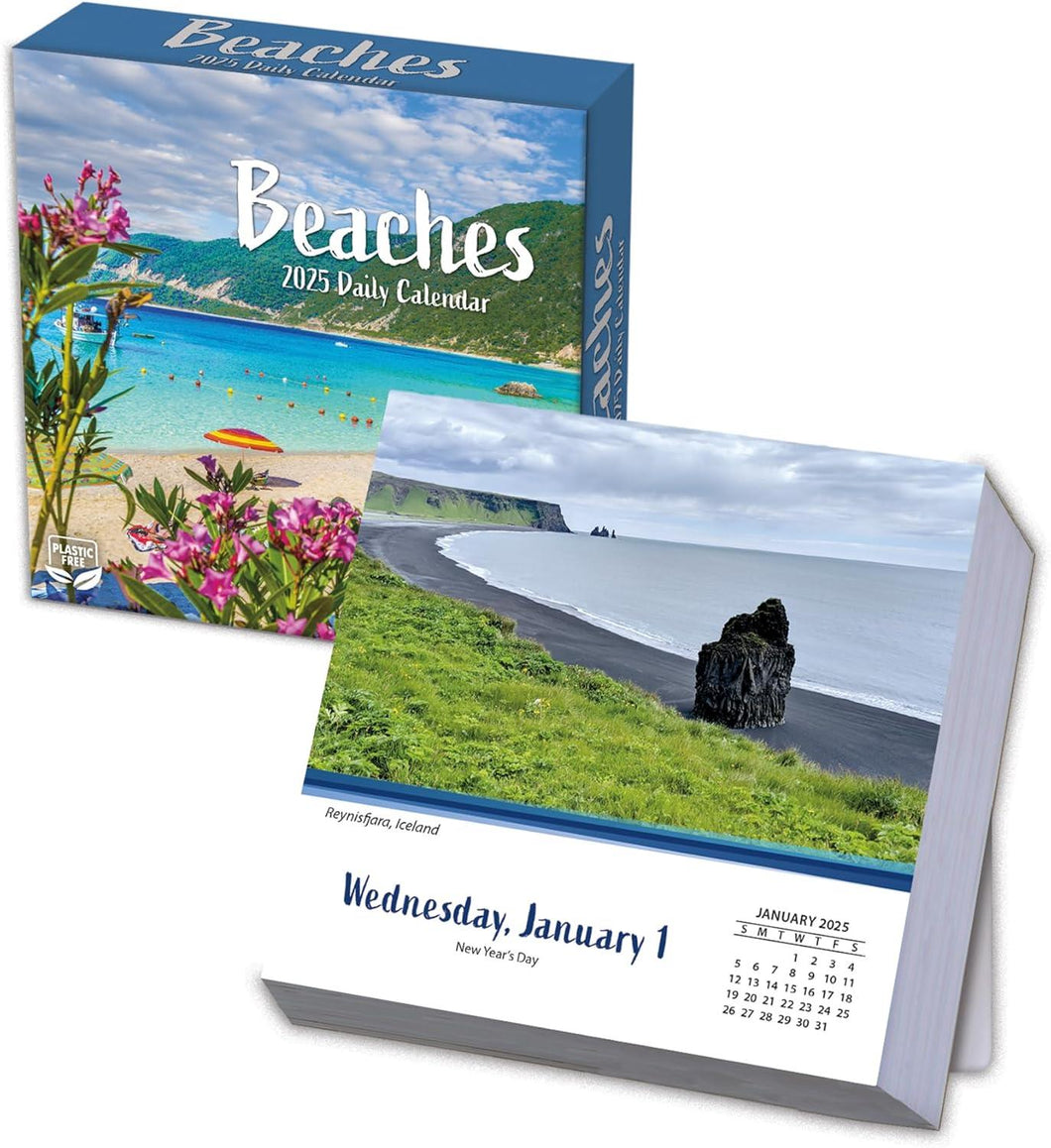 Turner Beaches Photo 2025 Daily Boxed Calendar
