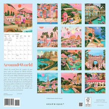 Load image into Gallery viewer, Graphique Around The World 2025 12 x 12 Wall Calendar
