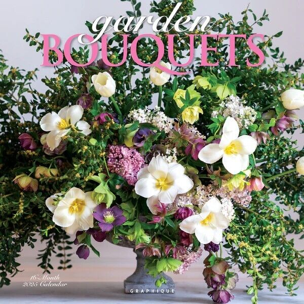 Graphique Garden Bouquets 2025 12 x 12 Wall Calendar