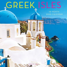 Load image into Gallery viewer, Graphique Greek Isles 2025 12 x 12 Wall Calendar

