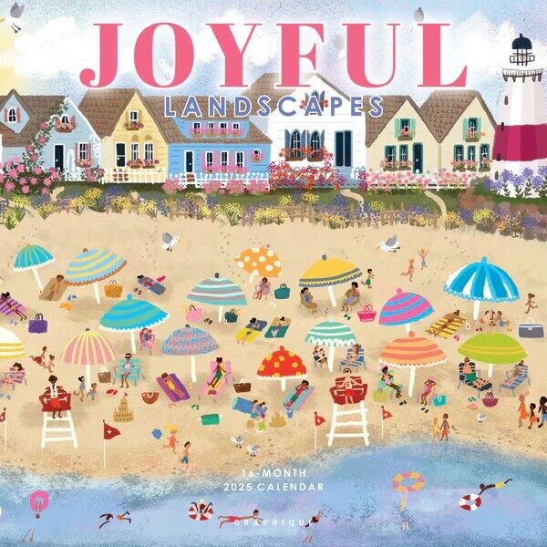 Graphique Joyful Landscapes 2025 12 x 12 Wall Calendar