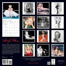 Load image into Gallery viewer, Graphique Marilyn Monroe 2025 12 x 12 Wall Calendar
