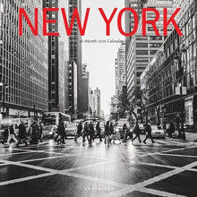 Load image into Gallery viewer, Graphique New York 2025 12 x 12 Wall Calendar
