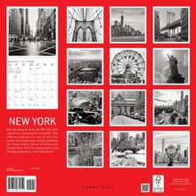 Load image into Gallery viewer, Graphique New York 2025 12 x 12 Wall Calendar

