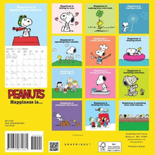 Load image into Gallery viewer, Graphique Peanuts...Happiness Is 2025 7 x 7 Mini Calendar
