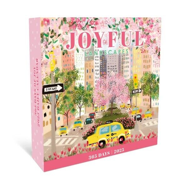 Graphique Joyful 2025 365 Desk Calendar