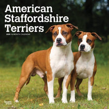 Load image into Gallery viewer, Browntrout American Staffordshire Terriers 2025 12 x 12 Wall Calendar
