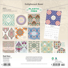 Load image into Gallery viewer, Browntrout Enlightened Rumi 2025 12 x 12 Wall Calendar
